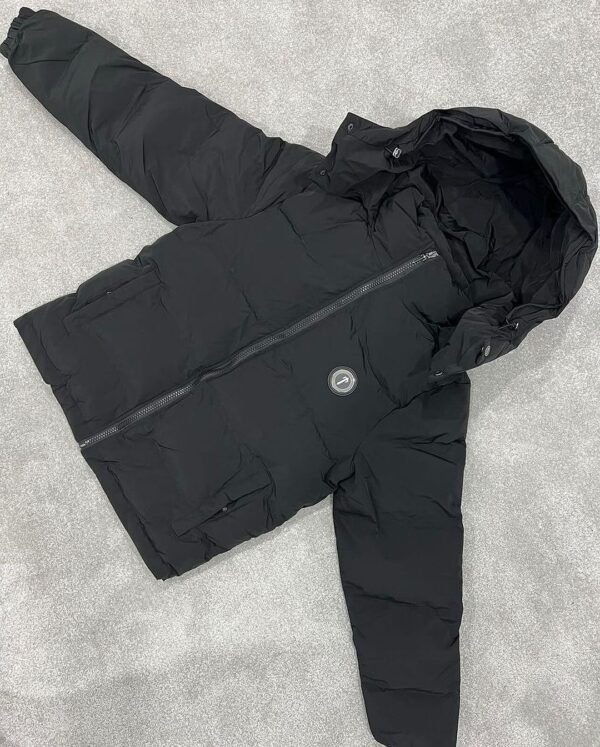 Trapstar Irongate Detachable Hooded Puffer Jacket - Black - Image 2