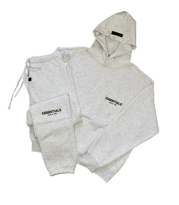 FEAR OF GOD ESSENTIALS Light Heather Oatmeal Tracksuit - Image 2