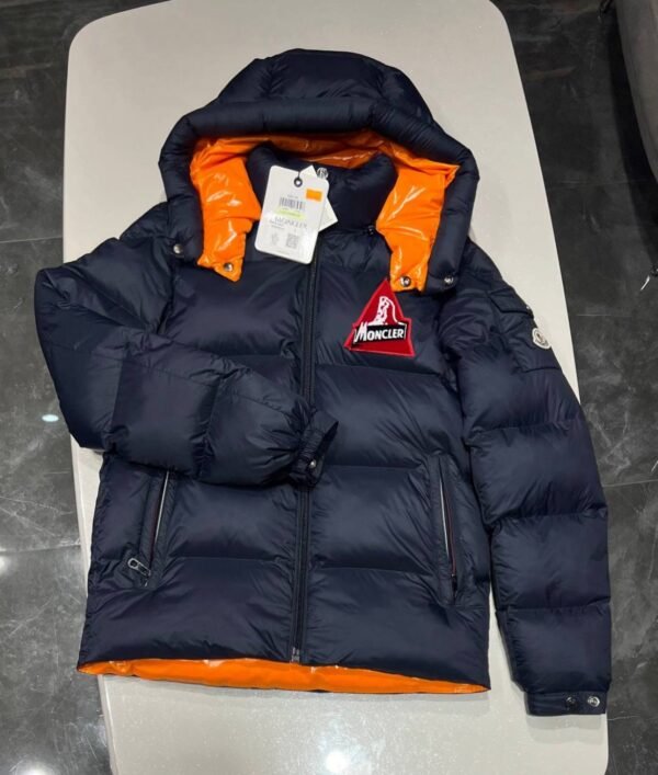 Moncler Jacket Blue and Orange