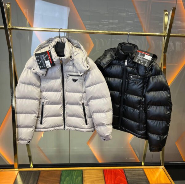 prada hooded puffer jacket - Image 4