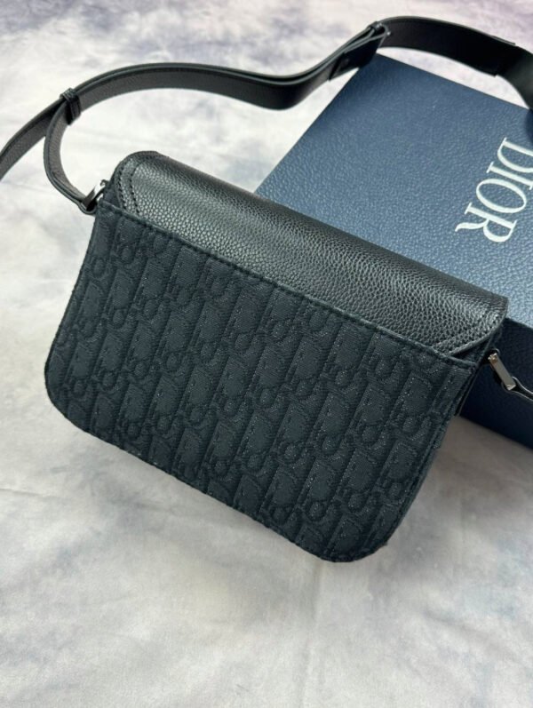 Dior saddle messenger bag full Black - Image 2